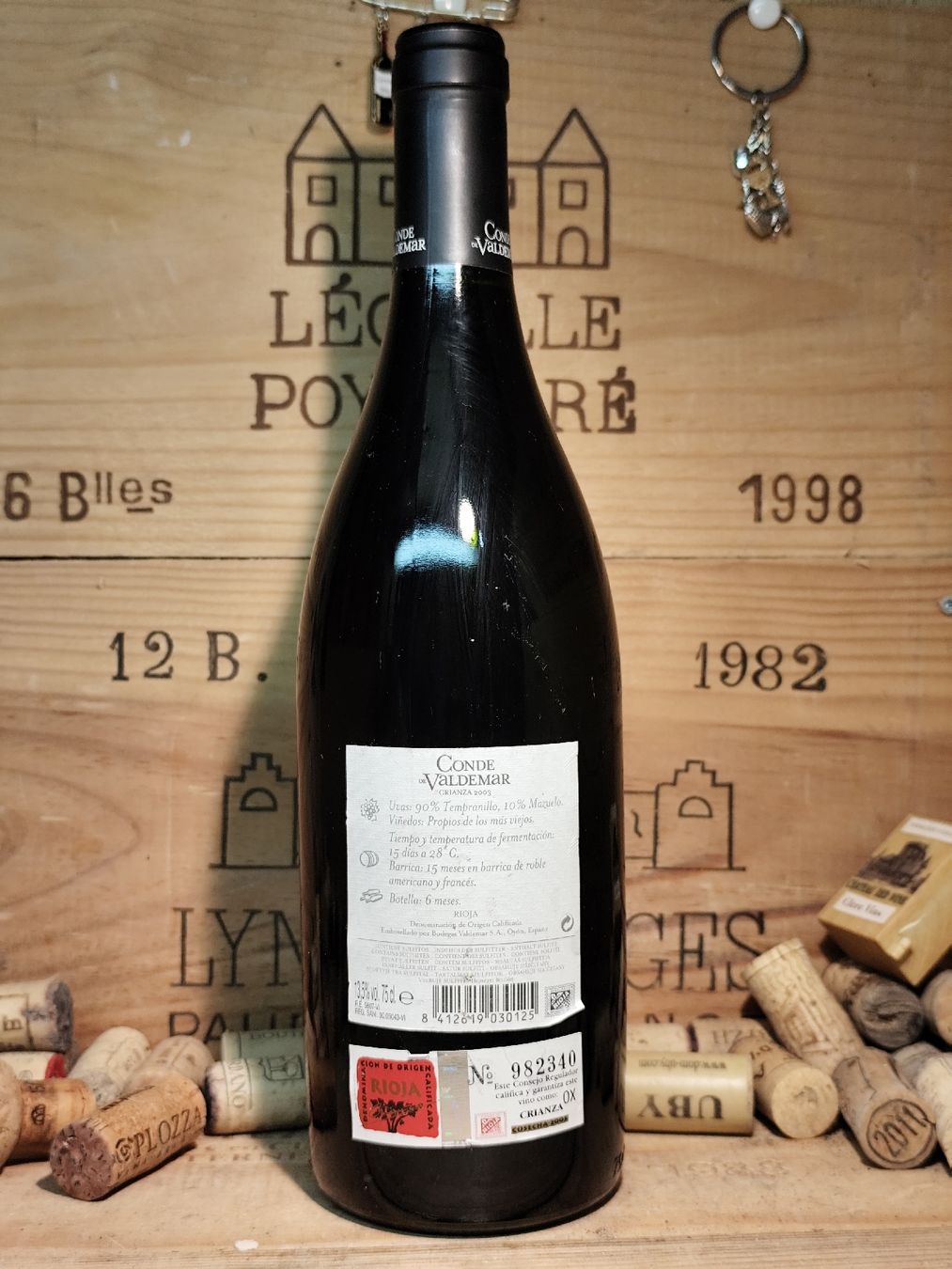 Rioja Vino: 2003 Rioja Conde de Valdemar DOC – Nuovo e nell'imballaggio originale da Büsserach venduto da Vintage-vins 2