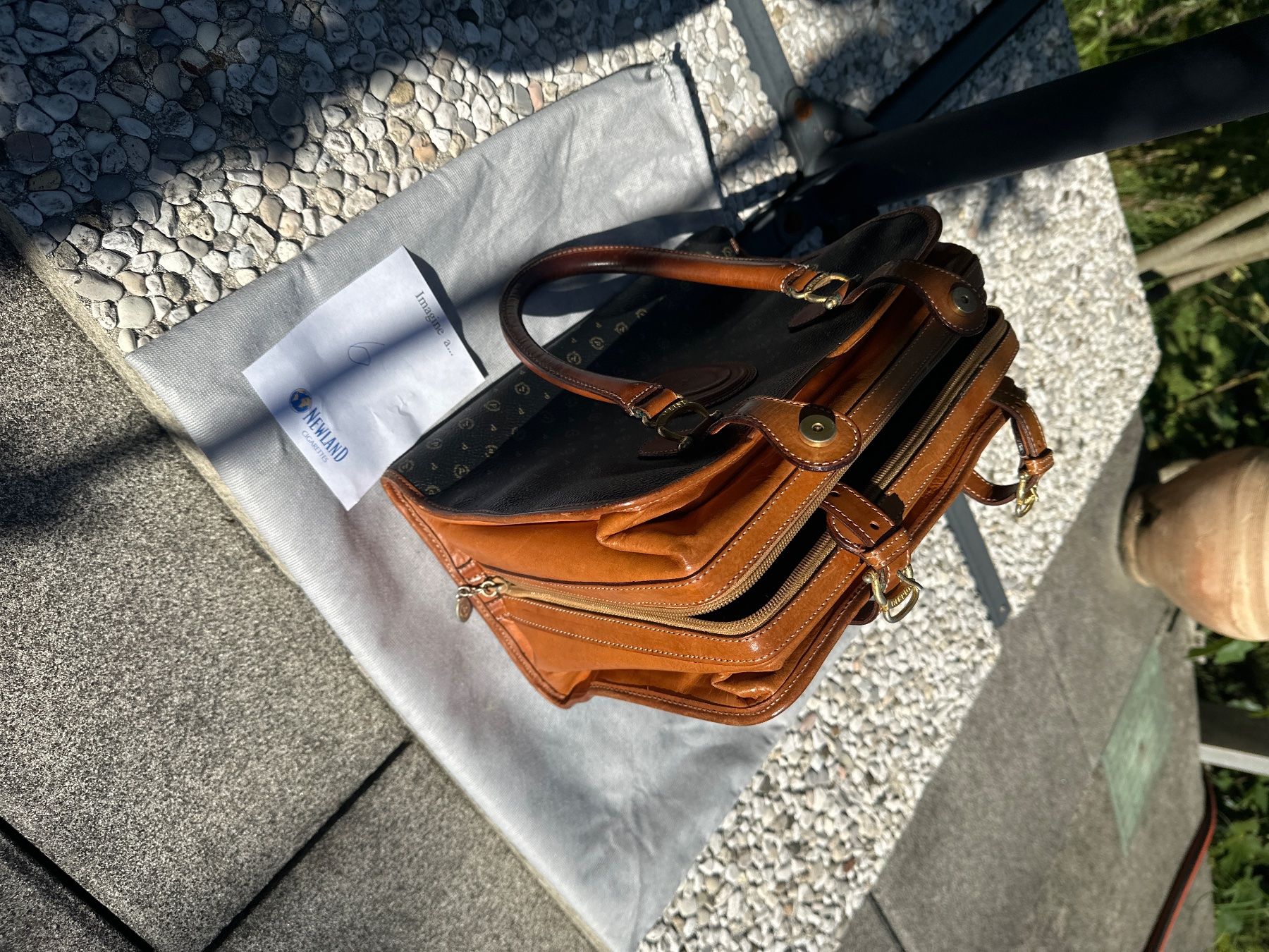 Borse da donna: Pollini heritage handbag black & brown leather – Usato da Monteggio venduto da dem_7zj2 1