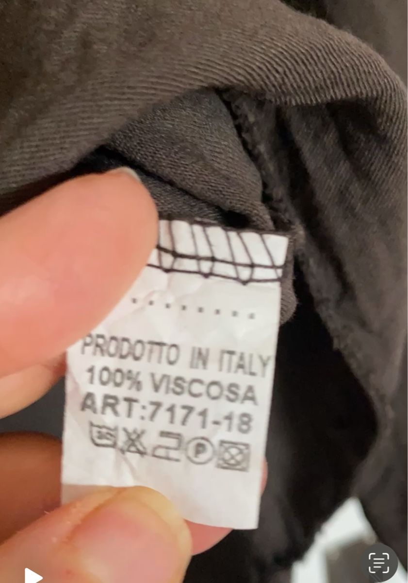 Camicette: Bluse mit Print Oversize/One Size 100 % Viskose – Usato da Muensingen venduto da drleevsy 3