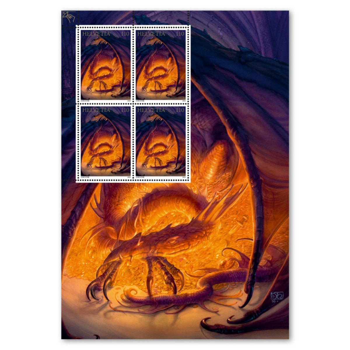 Alle Briefmarken: Block Postfrisch 2023 Herr der Ringe J. R. R. Tolkien – Neu und originalverpackt aus Schliern b. Köniz von joni20 2