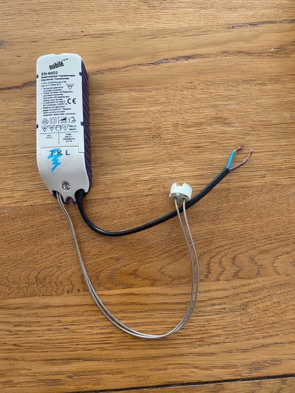 Elektronikbauteile: Trafo für NV-Lichtsystem/NV-Halogen – Gebraucht aus Meilen von gomerser
