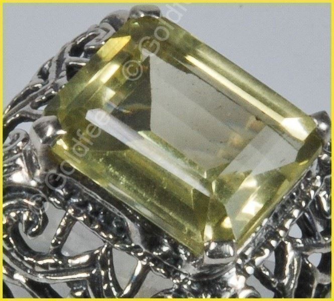 Anelli: CITRINE , Citrin Ring 925 Silber – Nuovo e nell'imballaggio originale da Oberglatt ZH venduto da Goldfee1 1