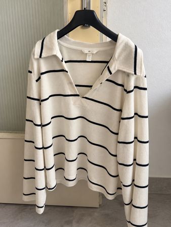 H&M Pulli, gestreift, XXL