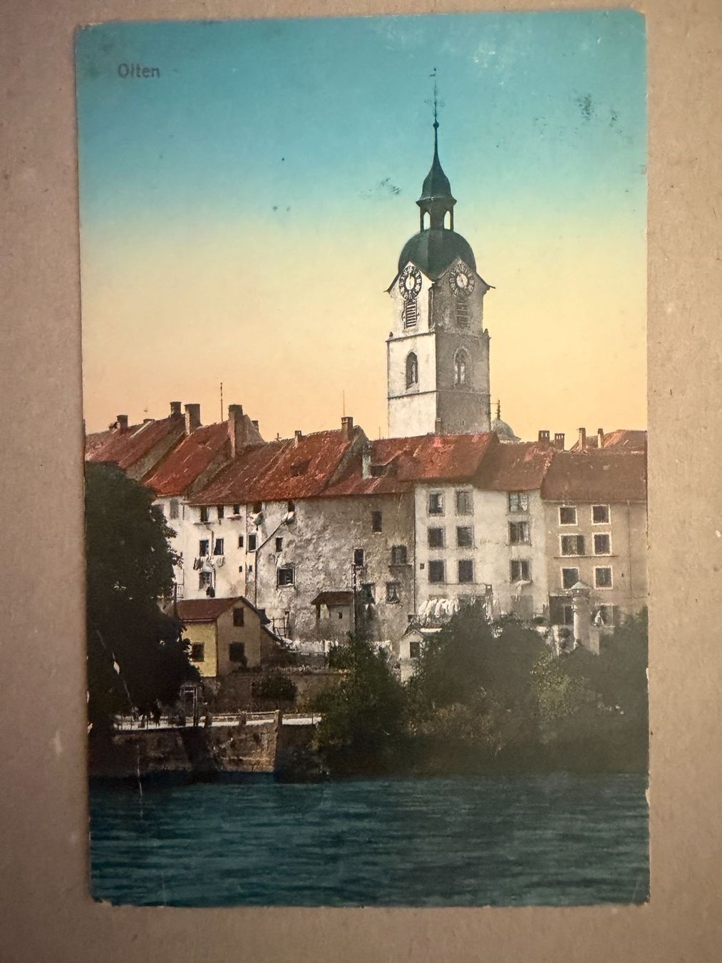 Cartoline postali: OLTEN  - Ansichtskarte – Usato da Tegerfelden venduto da siebenmacky