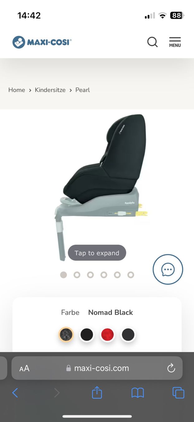 Seggiolini per auto: Isofix Station und Pearl Sitz (fast gratis!!!) – Usato da Hochdorf venduto da Forestgreen 5