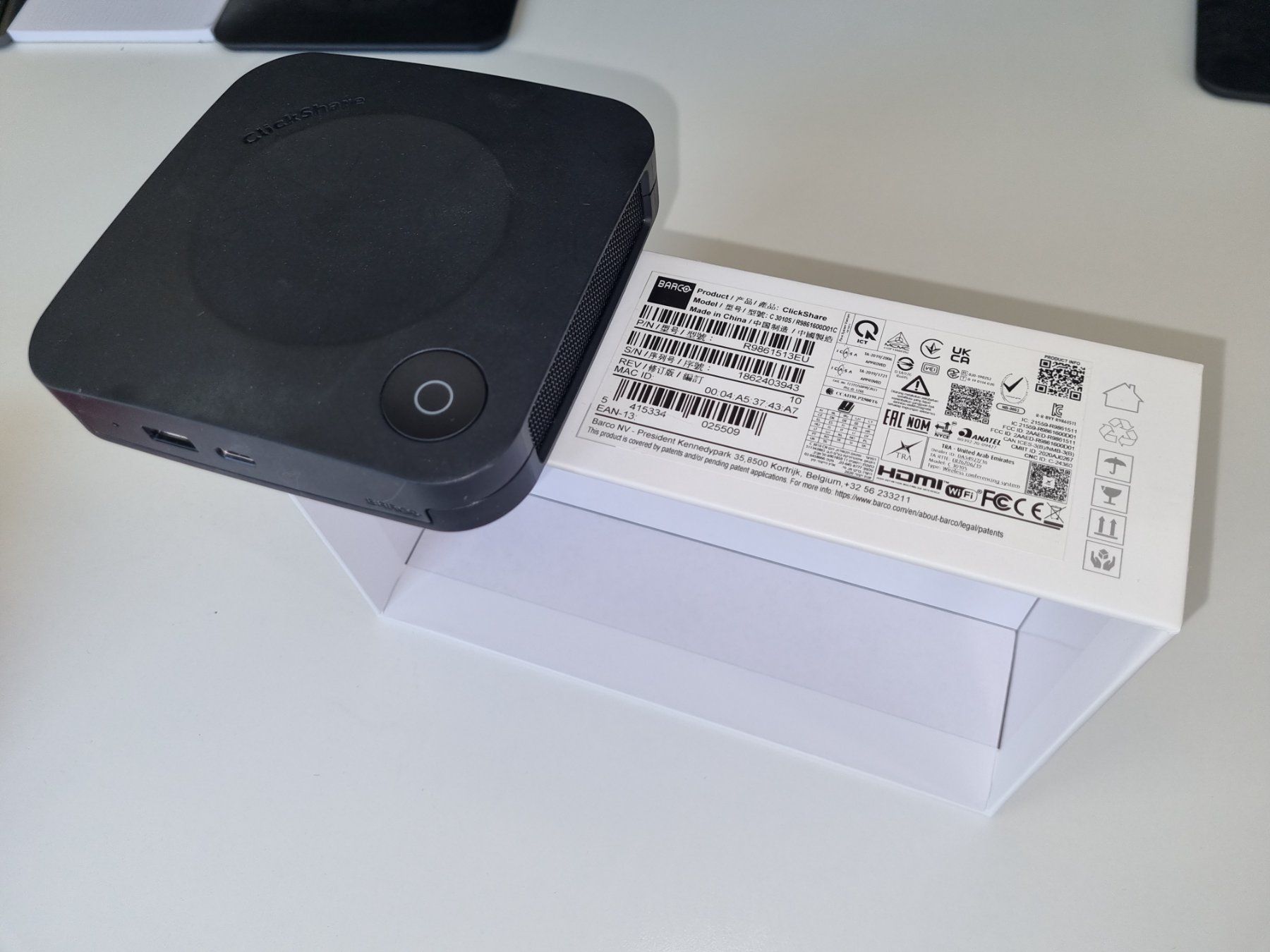 Lettore multimediale & Streamer: Barco ClickShare CX-30 inkl. 2x Dongles & Netzteil – Usato da Volketswil venduto da SupragSolutionsAG 1
