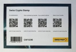 Krypto-Briefmarke 1.0 / 1x Ungeöffnet!
