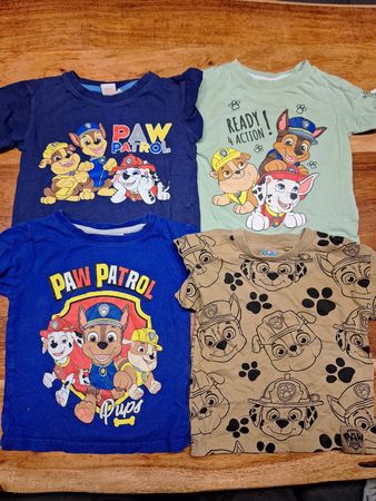 4 Paw Patrol T-Shirts Jungen Grösse 98 gebraucht