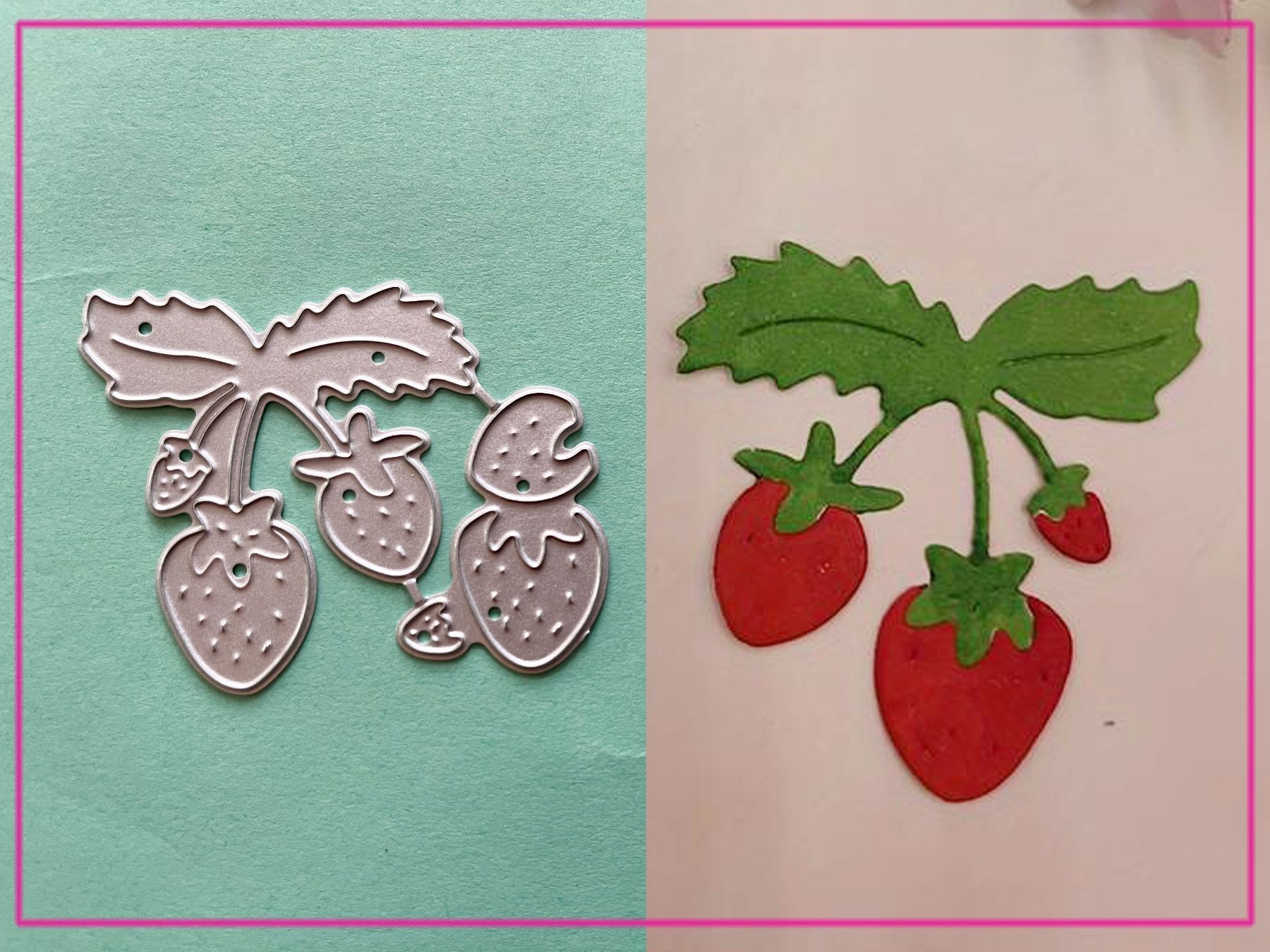 Sciablone: Erdbeeren  - Stanzschablonen – Nuovo e nell'imballaggio originale da Frenkendorf venduto da jazzplatten