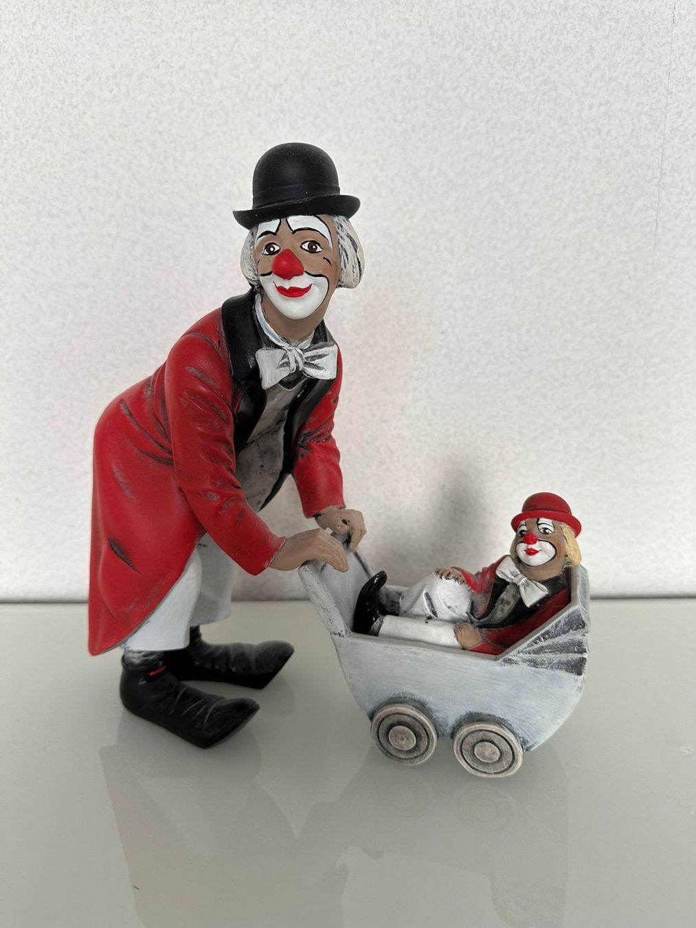 Statuette: Clown mit Wagen – Usato da Bremgarten AG venduto da Yugee