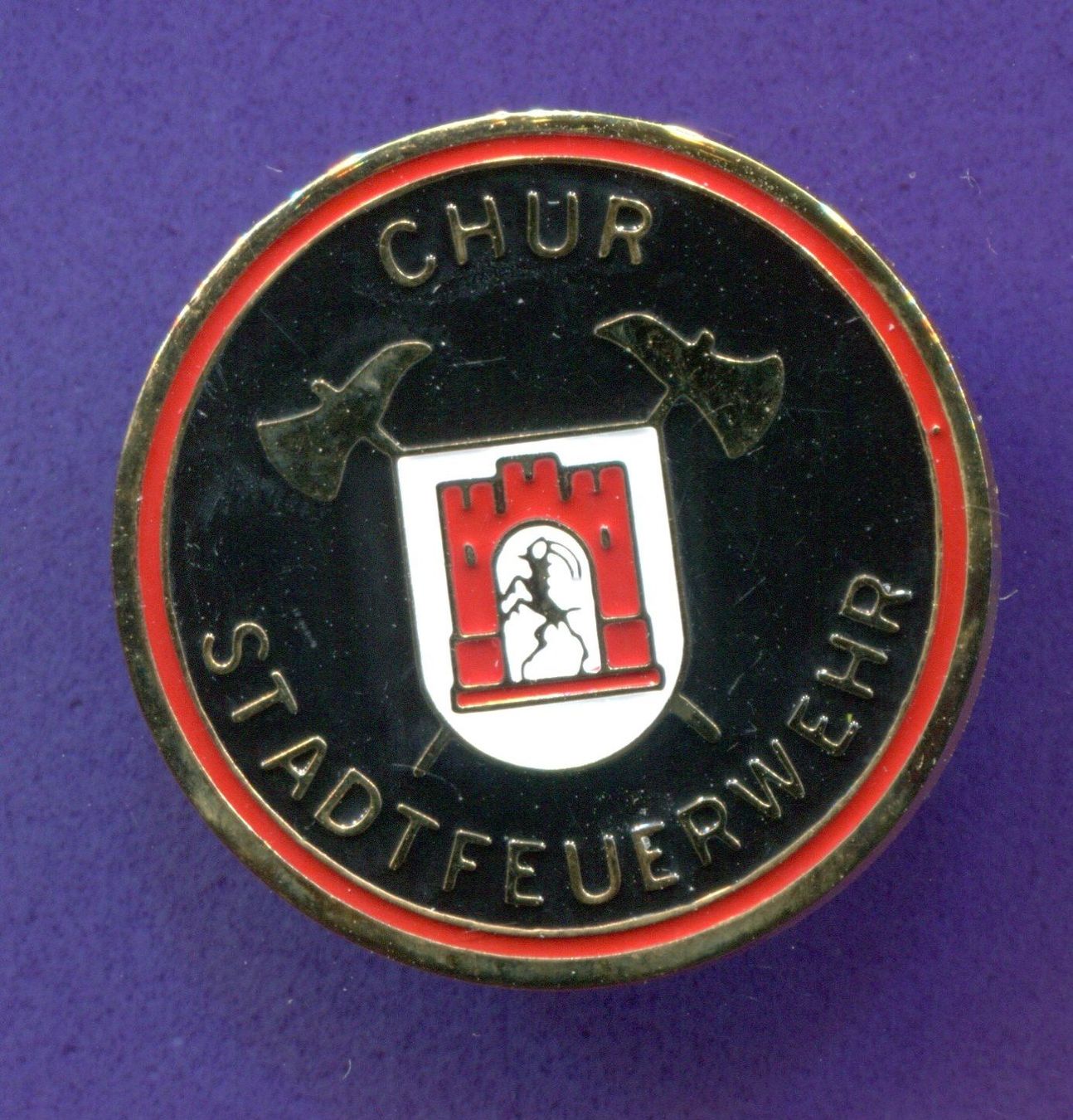 Placchette & Badge: Feuerwehr  CHUR – Usato da Winterthur venduto da Sammleroase