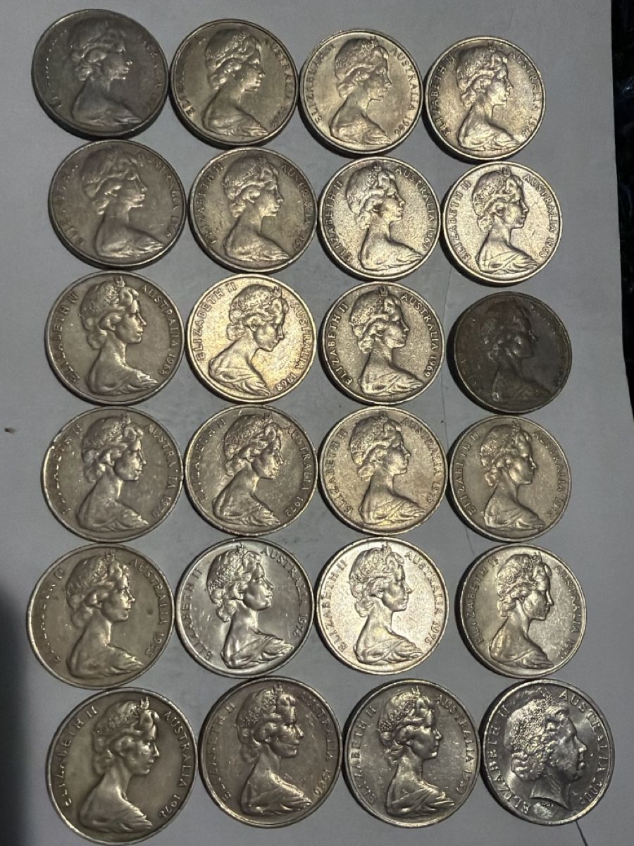 Alle Münzen: 20 cents Australie lot – Gebraucht aus Hittnau von Pat_yl7f