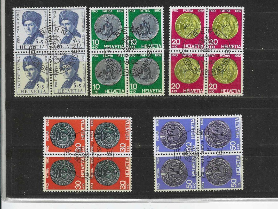 Tutti i francobolli: CH PRO PATRIA 1962 ET GEST. – Usato da Dintikon venduto da bonita099