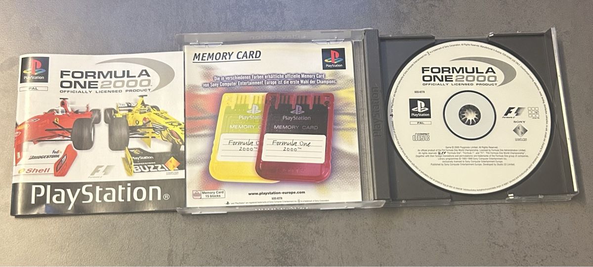 Giochi: Formula One 2000 Formel Eins 1 PS1 Game – Usato da ulisbach venduto da efbtr 1
