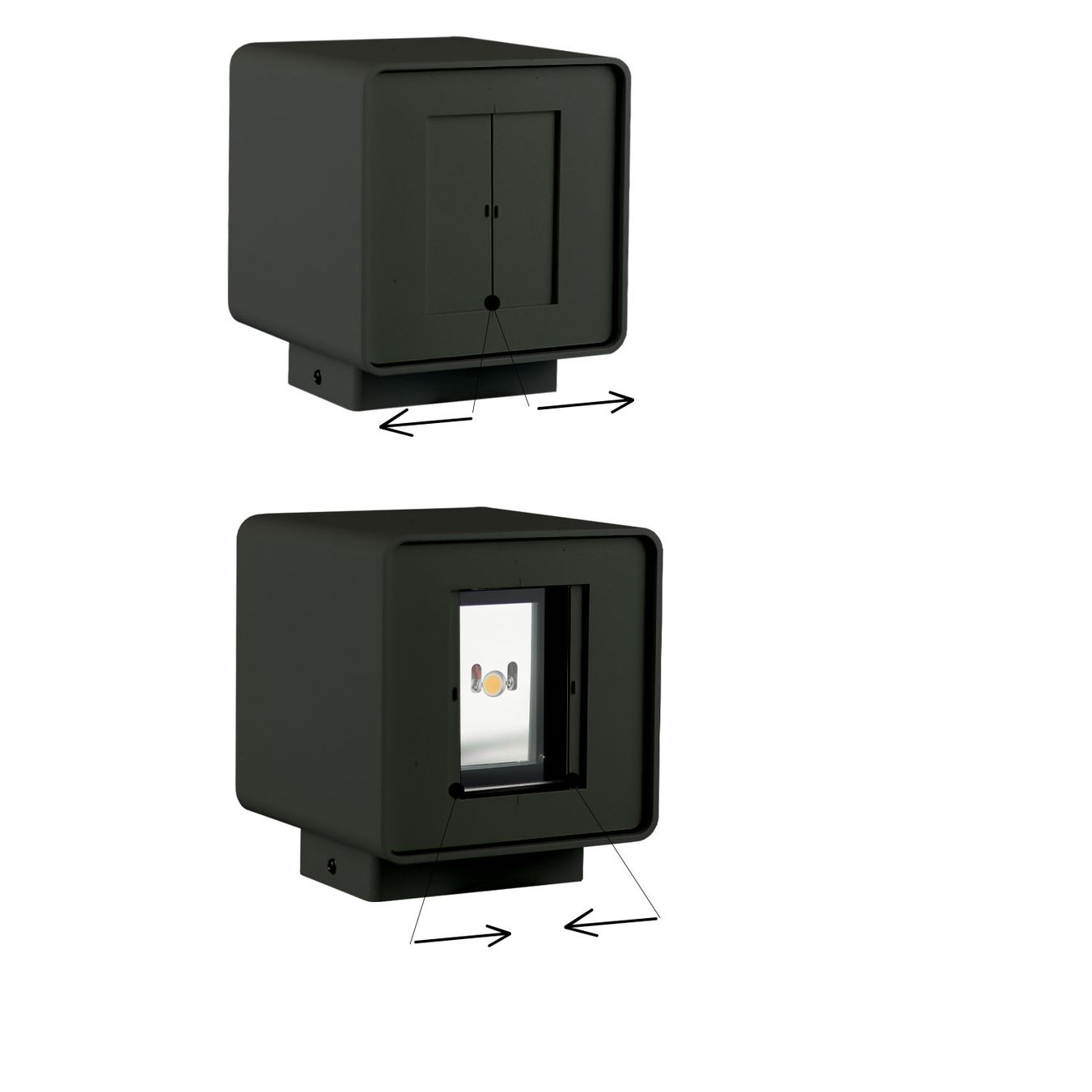Lampade: LED Aussen Wandleuchte, IP54, 11 cm Höhe – Nuovo (secondo la descrizione) da Kreuzlingen venduto da Smart-Light 2