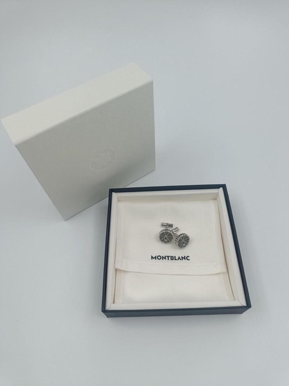 Montblanc Manschettenknöpfe: MONTBLANC MANSCHETTENKNÖPFE "SPIDER" – Neu (gemäss Beschreibung) aus Luzern von EdiGem 2