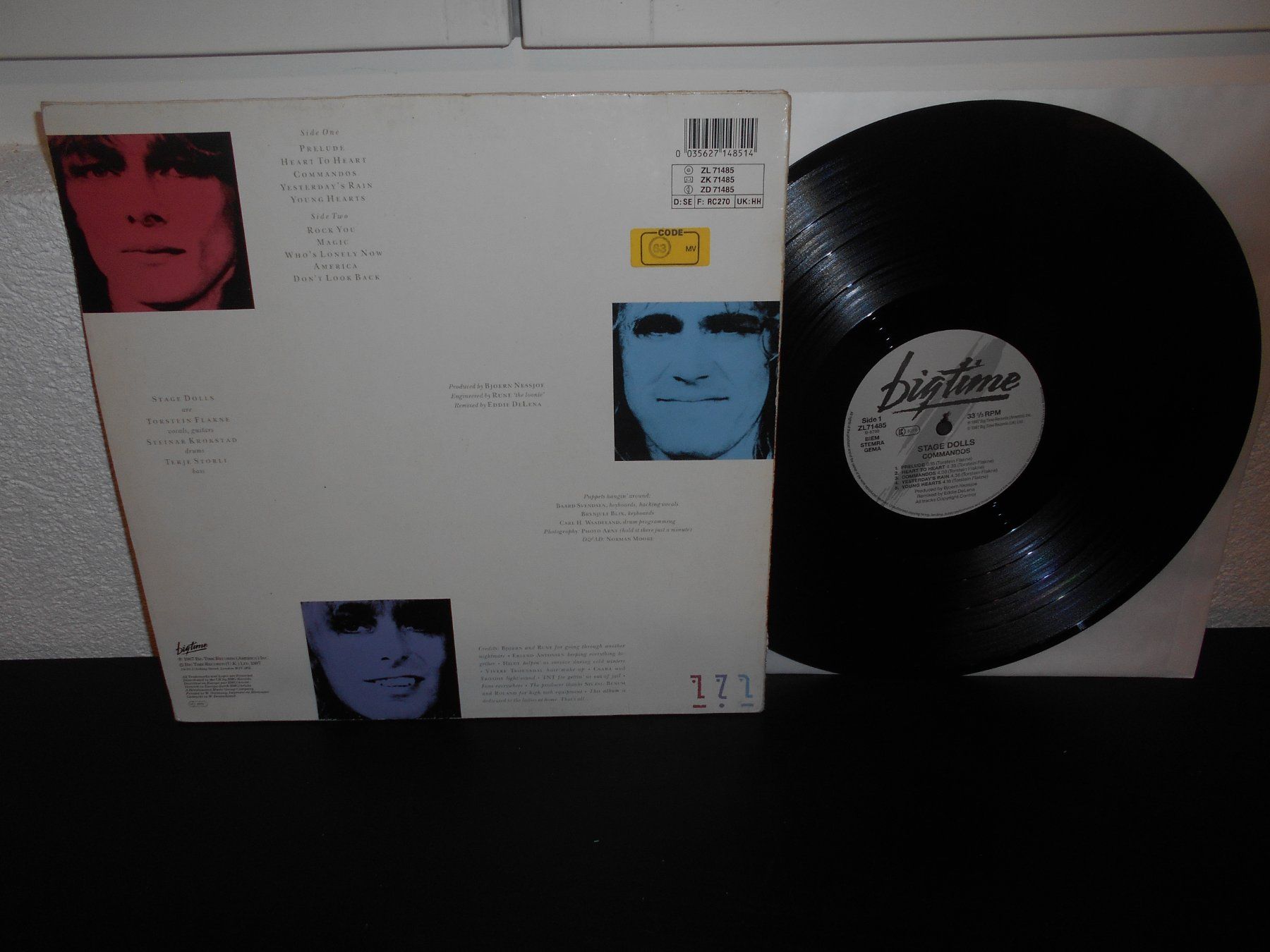 Dischi in vinile: Stage Dolls – Commandos / 1987 – Usato da Aarberg venduto da witchhunter01 1
