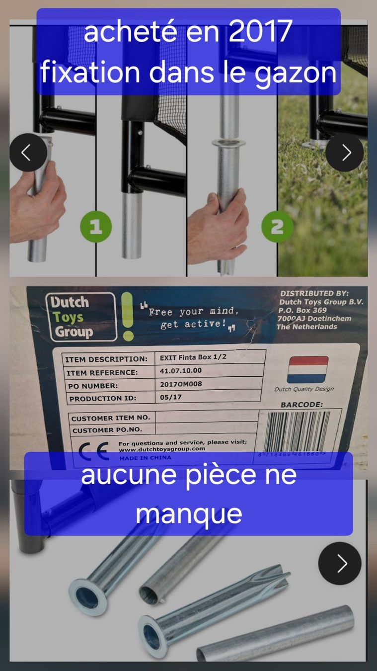 Buts de football & hockey: But de foot EXIT Finta 200x300 – D'occasion à Chandon par nat_5jtw 1
