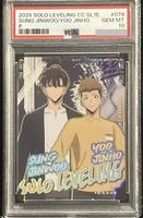 Solo Leveling SL1E Sung Jinwoo, Yoo Jinho SR ⭐️ 078 PSA 10