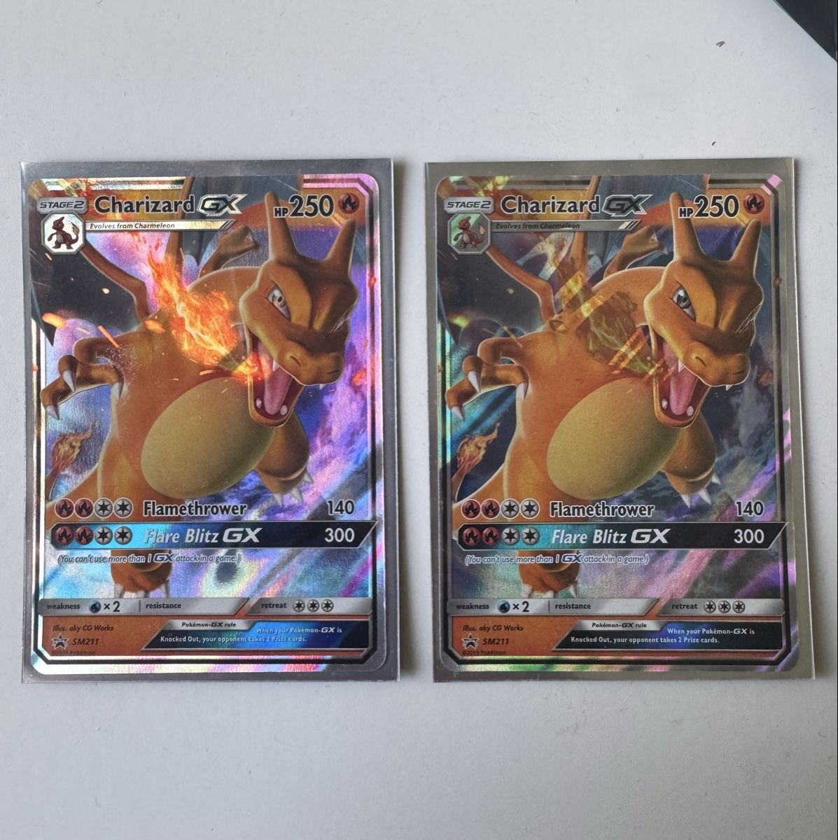 Pokémon Carte collezionabili: Charizard GX SM211 | 2x – Nuovo e nell'imballaggio originale da Biel-Benken BL venduto da tsb_collector
