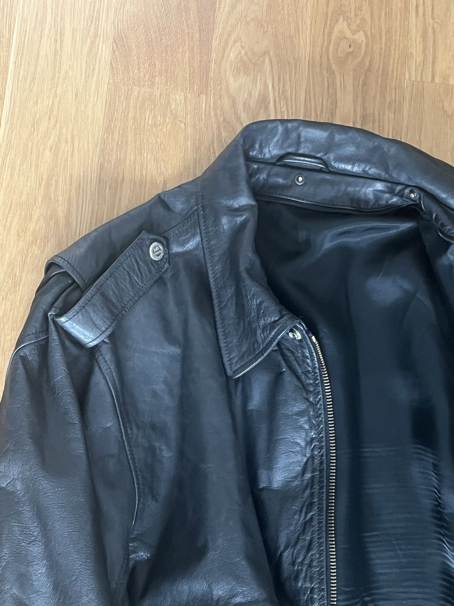 Giacche: Lederjacke im Bomberstil, Gr L – Nuovo (secondo la descrizione) da Luzern venduto da lou_p8qb 3