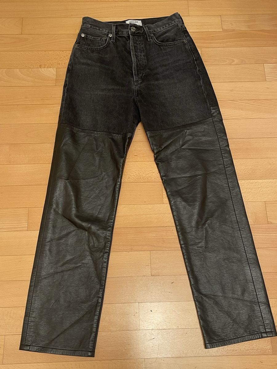 Agolde Jeans: AGOLDE Los Angeles leather pants Jeans – Usato da Castagnola venduto da Car2X2N 3