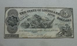Louisiana ++ 5 Dollars 1863