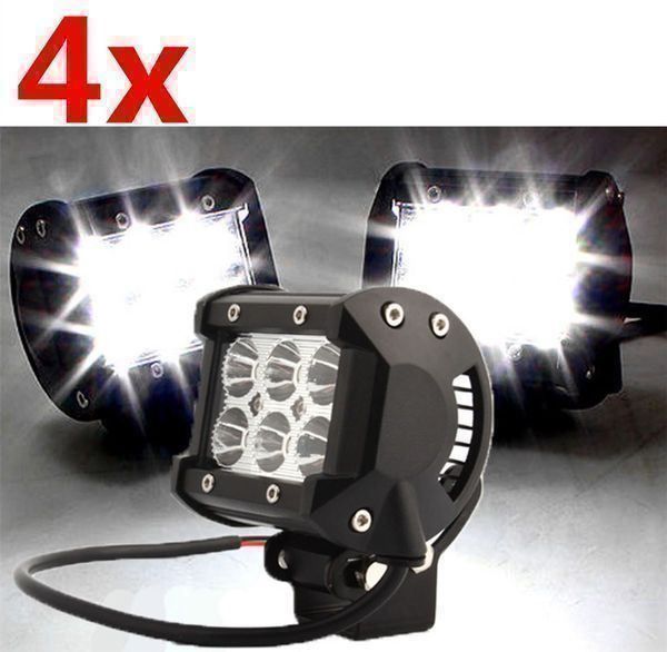4x LED Scheinwerfer Flutlicht Offroad