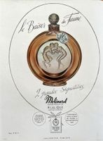 Molinard Lalique Parfum - Alte Werbung / Publicité 1951