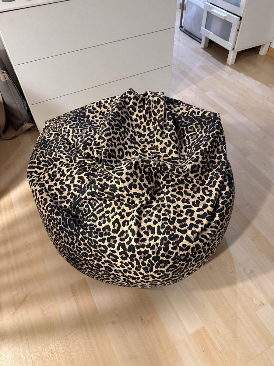Poltrone: Leopardenmuster Sitzsack, neuwertig, super bequem! – Usato da Ennenda venduto da Sandi3