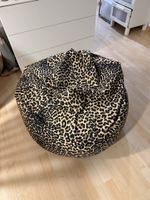 Leopardenmuster Sitzsack, neuwertig, super bequem!