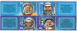 "Juri Gagarin, German Titow, Alan Shepard". Marshallinseln