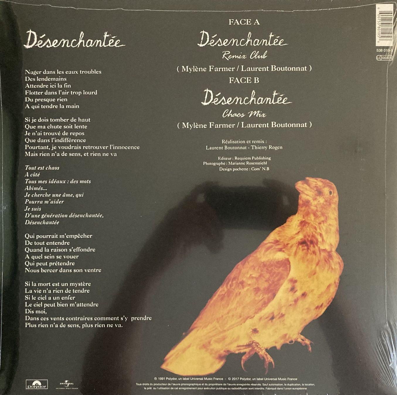 Dischi in vinile: MYLENE FARMER - DESENCHANTEE – Nuovo e nell'imballaggio originale da Bottens venduto da hotter-than-hell 1