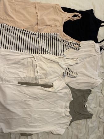 Kleiderpaket 7 SS-Still- Tops Damen Gr. s/M