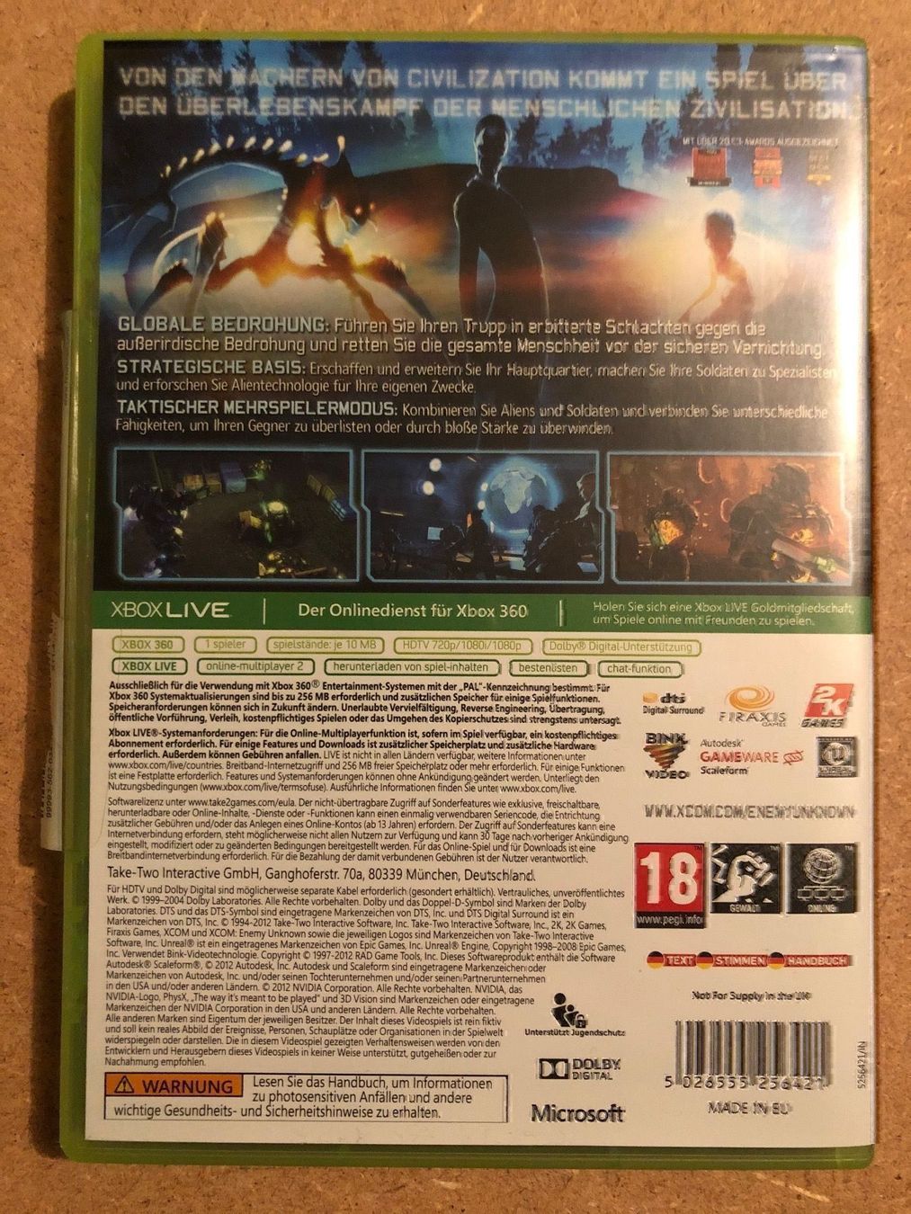 Giochi: Xcom Enemy Unknown für Xbox 360 – Usato da Kestenholz venduto da Mad18 1
