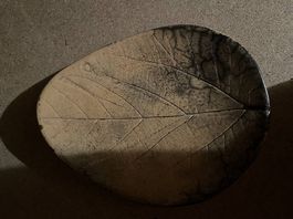 Blatt - deko, untersetzer, geschirr