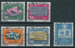 1961 - Pro Patria - Ersttag Voll Stempel ET
