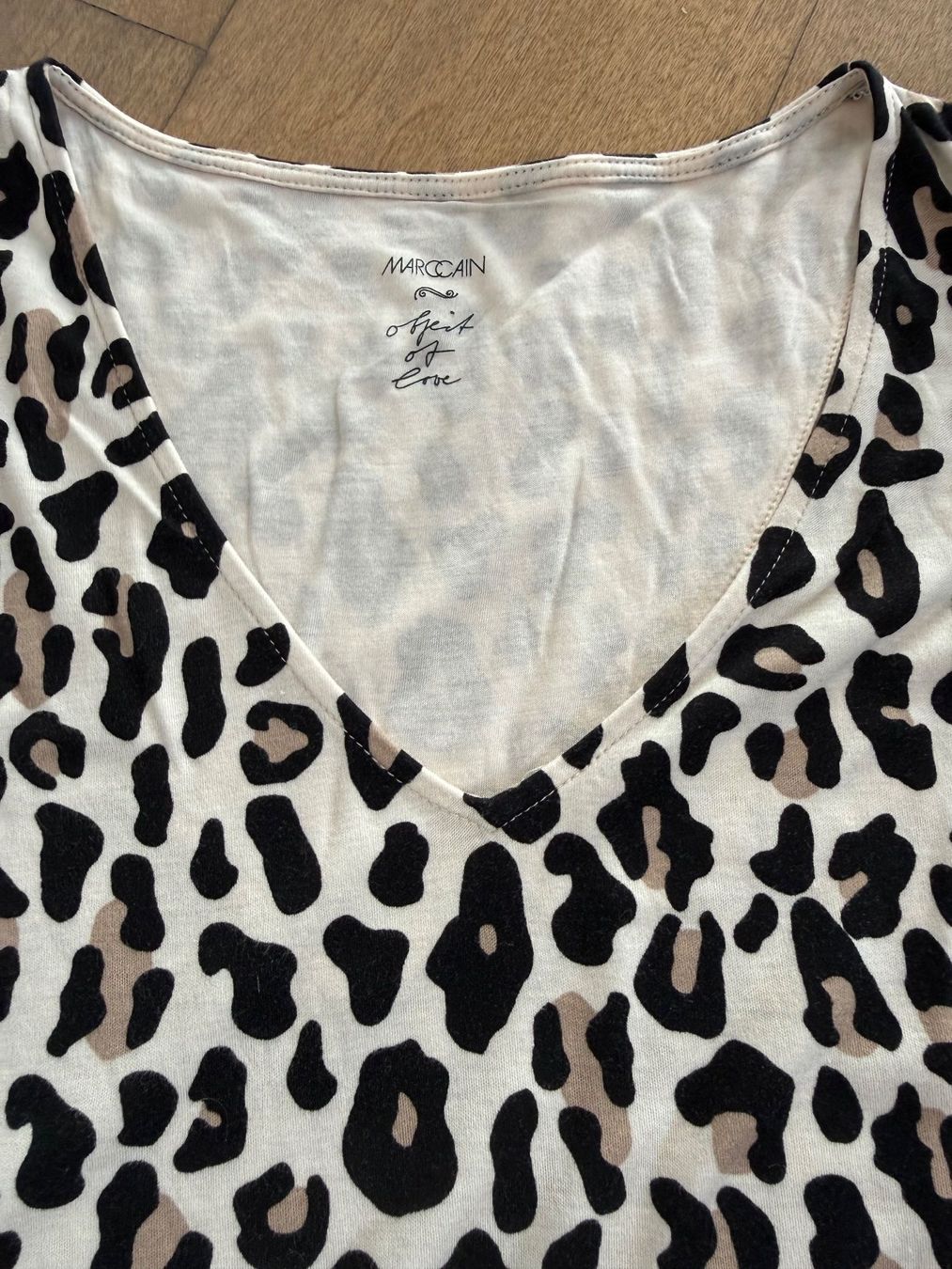 Marc Cain T-shirt: MARCCAIN: Leo Print Shirt Gr. N1 – Usato da Meilen venduto da kleisi01 2