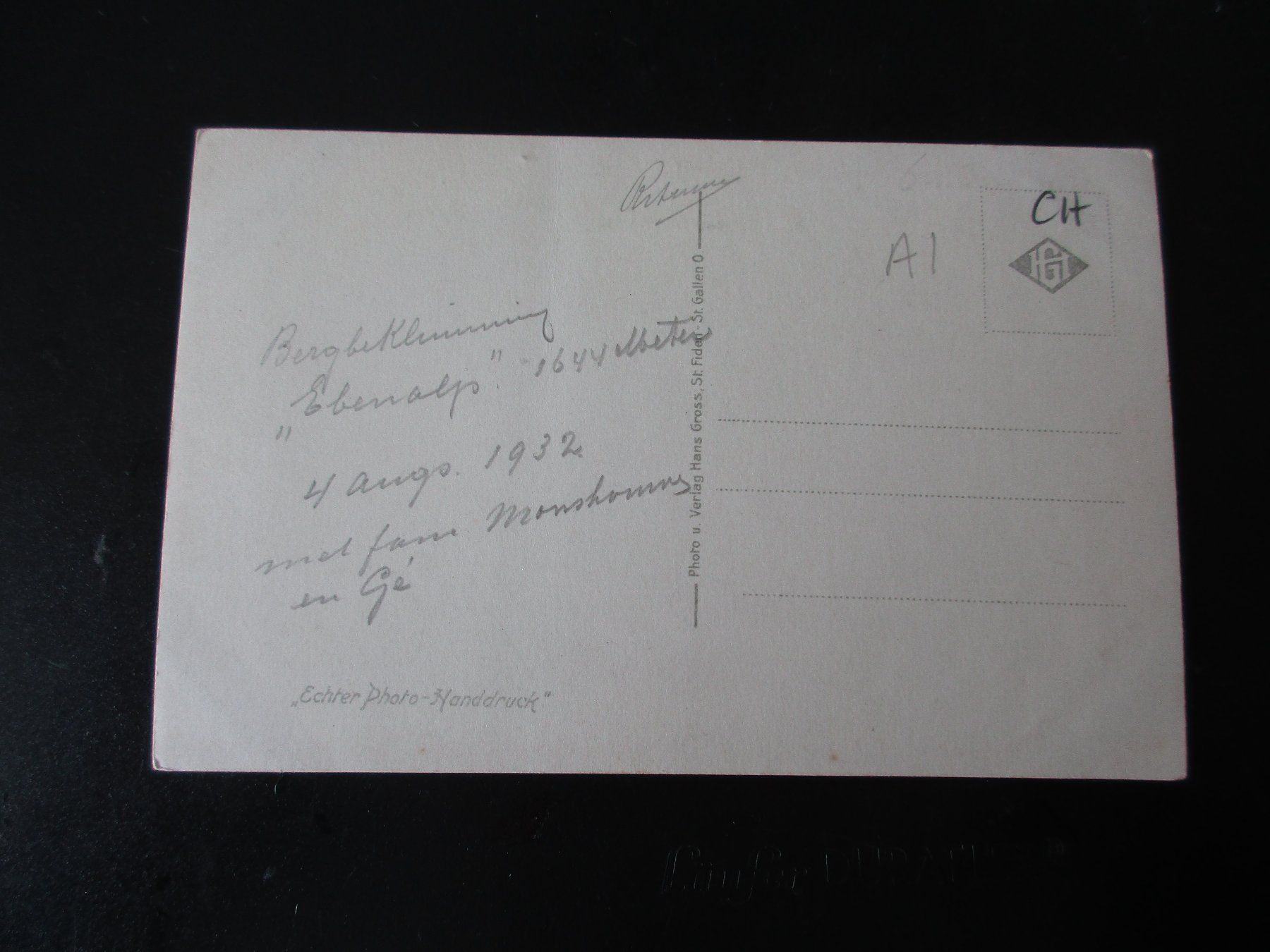Cartoline postali: WEISSBAD Appenzell / Beschr. 1932 / Ansichtskarte – Usato da Eschenbach LU venduto da Jack1711 1