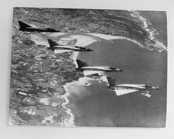 Foto Formationsflug von 4 Mirage Versionen