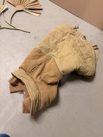 Hundemantel beige gefüttert gebraucht