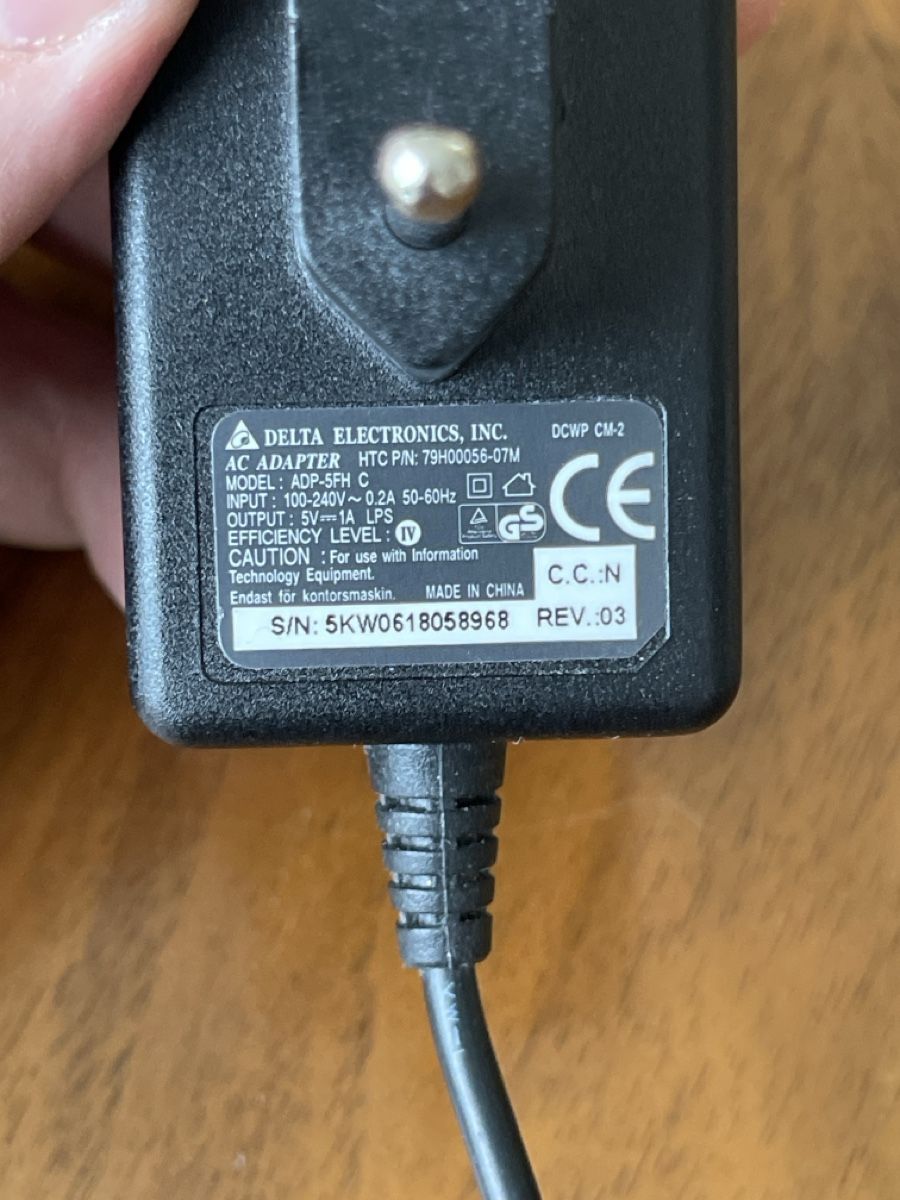 Caricabatterie: Delta Netzteil ADP-5BH C 5V 1A Ladekabel – Usato da Unterkulm venduto da AnoliOccasion 3