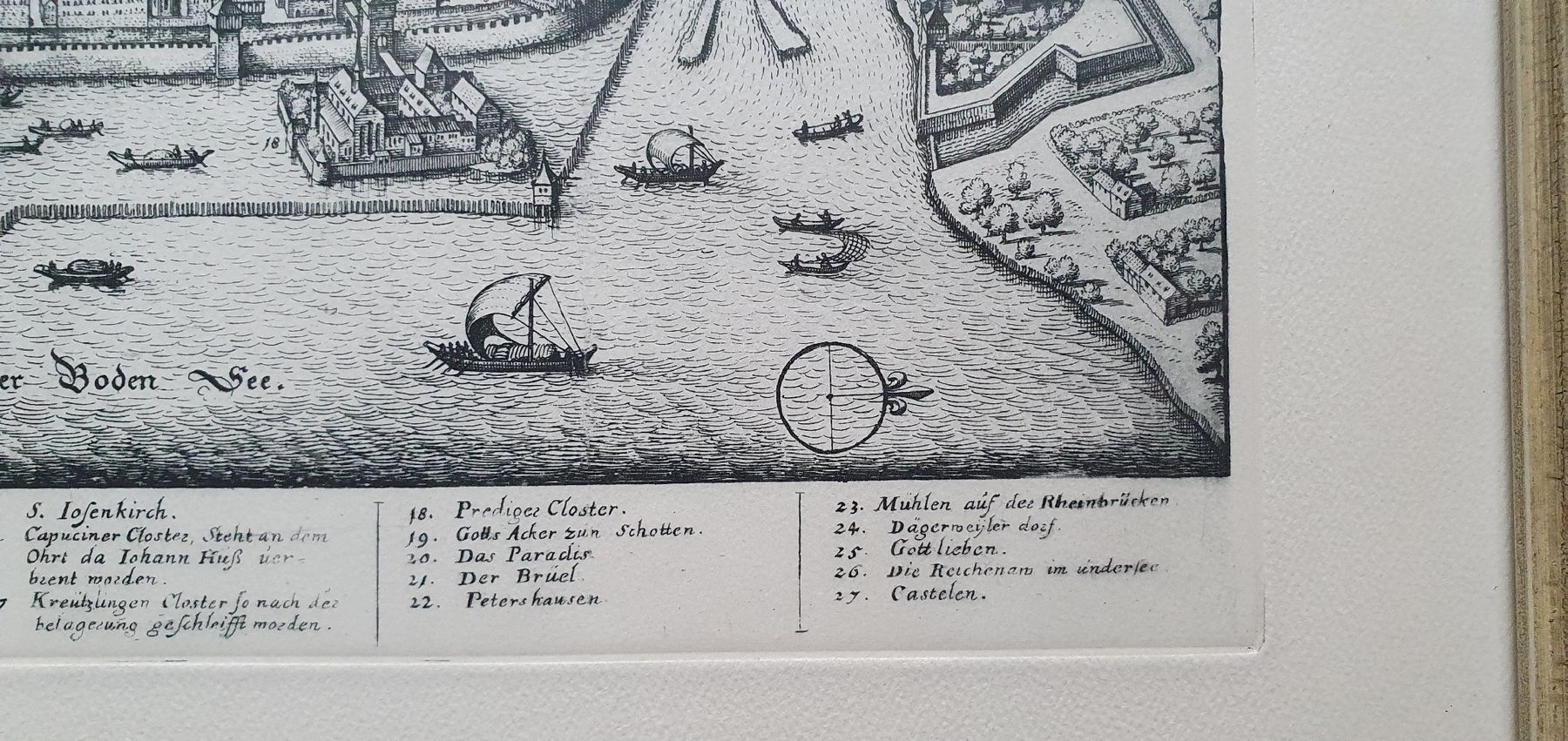 Gemälde: Bild - Radierung - Stadtplan Konstanz 1633 – Gebraucht aus Kreuzlingen von Rschweiz1 3