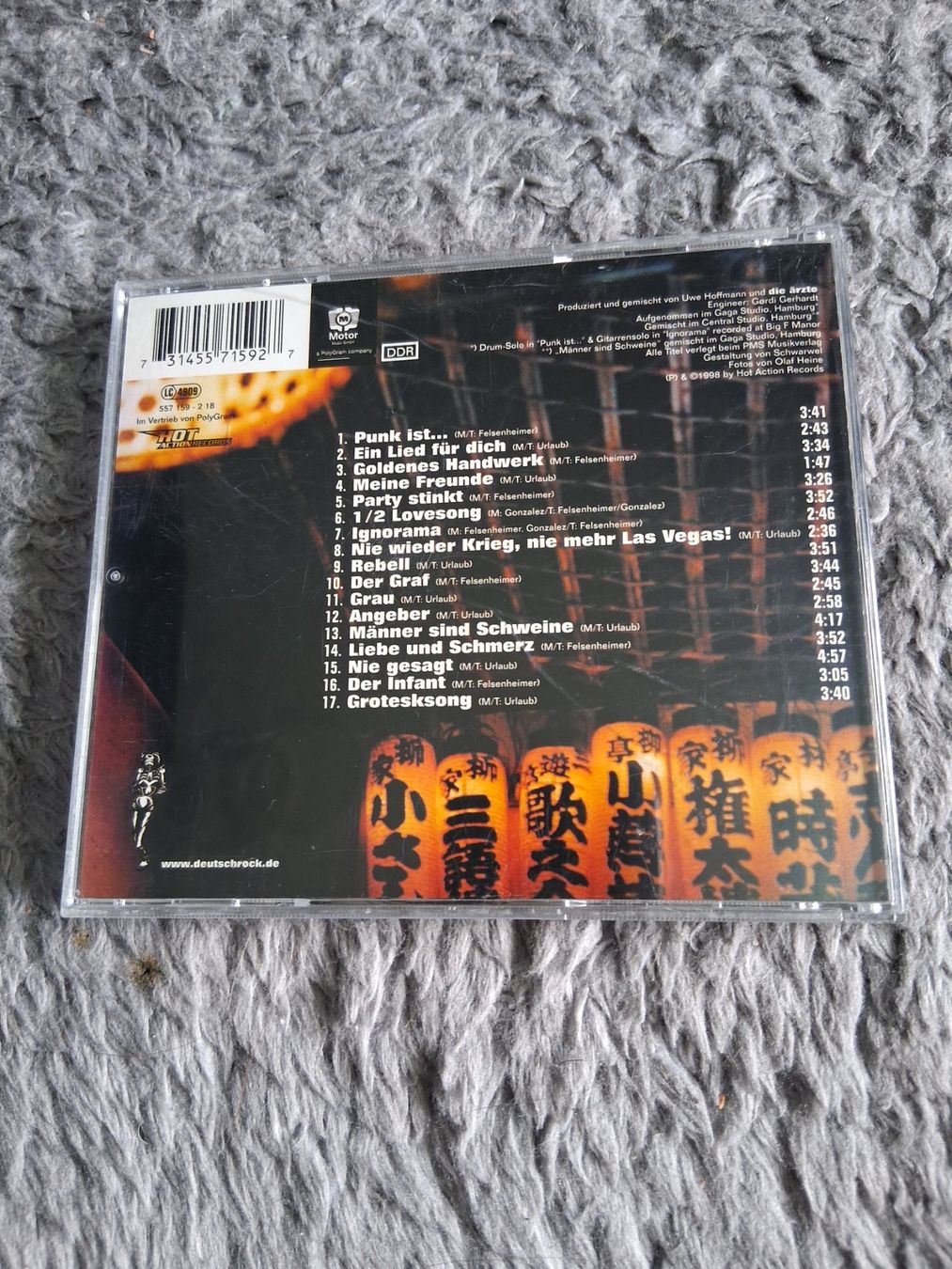 CD: DIE ÄRZTE      13     CD – Usato da Wetzikon ZH venduto da Ramones01 1