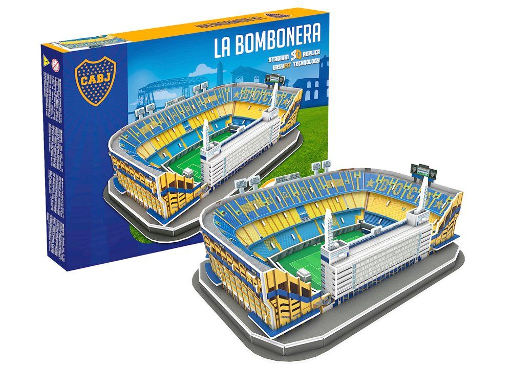 Puzzle: Boca Juniors Bombonera 3D-Stadion-Puzzle – Nuovo e nell'imballaggio originale da Wil SG venduto da Football-Legends