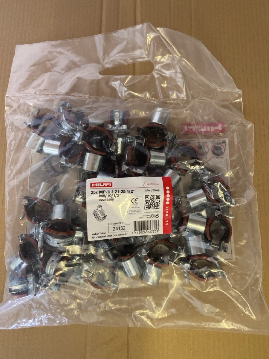 Hilti Alle Werkzeuge: Hilti 25 x Schellen OVP – Neu und originalverpackt aus Zeiningen von rot_2xls