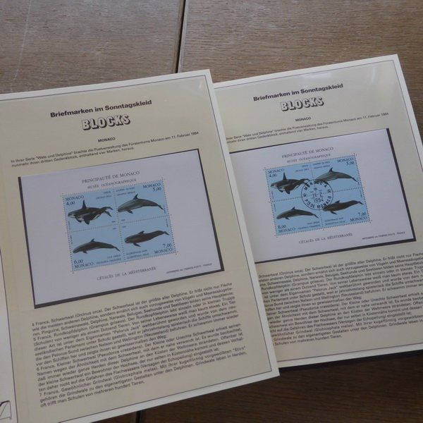 Tutti i francobolli: BLOCKS / BOGEN - Sammlung MONACO 1988 - 1997 siehe 43 Bilder – Usato da Egliswil venduto da Trens01 3