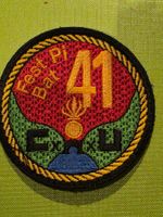 Festung Abzeichen Badge Fest Pi Bat 41 Gelb Original neu