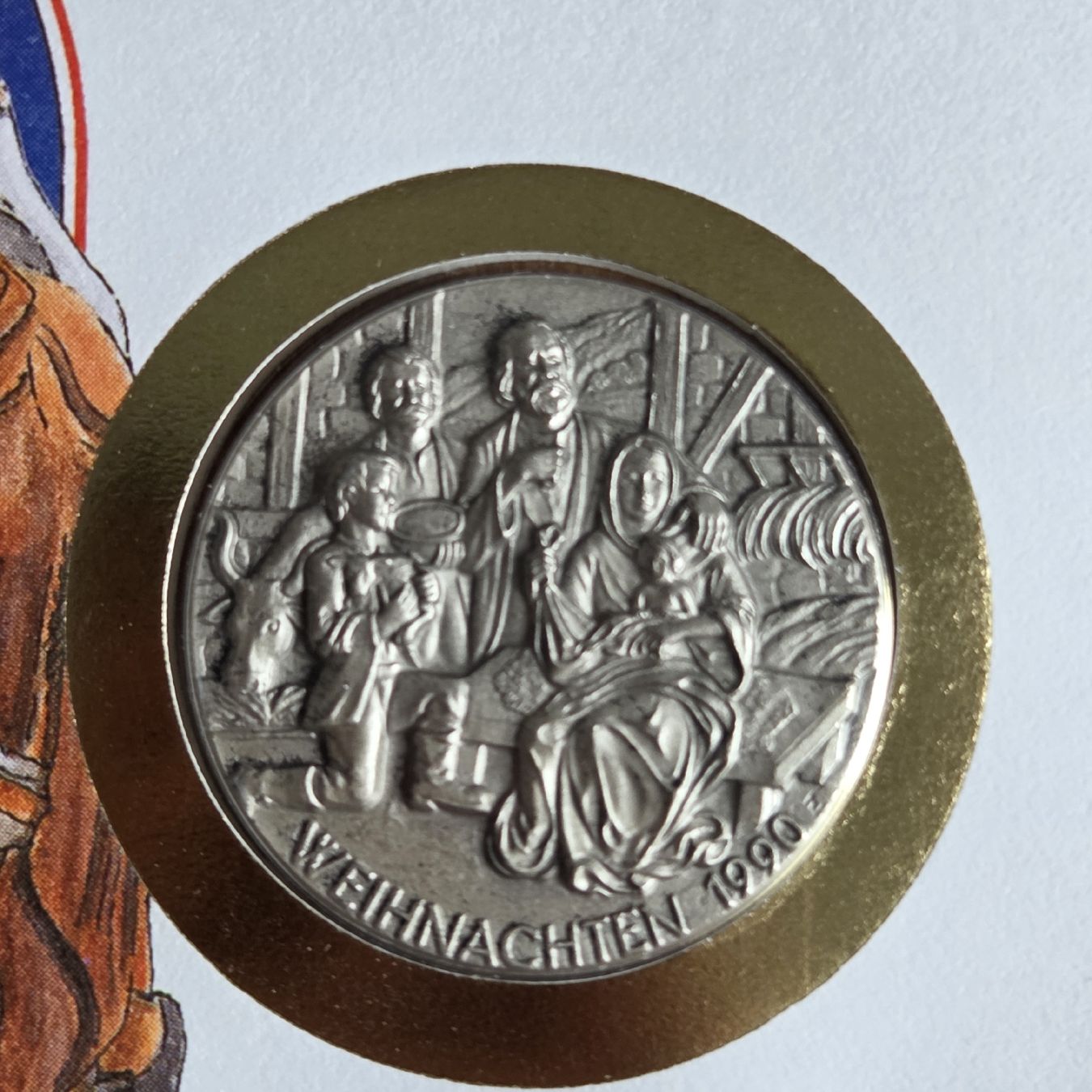 Medaillen: Silbermedaille Weihnachten 1990 – Gebraucht aus Stans von Ducati16 2