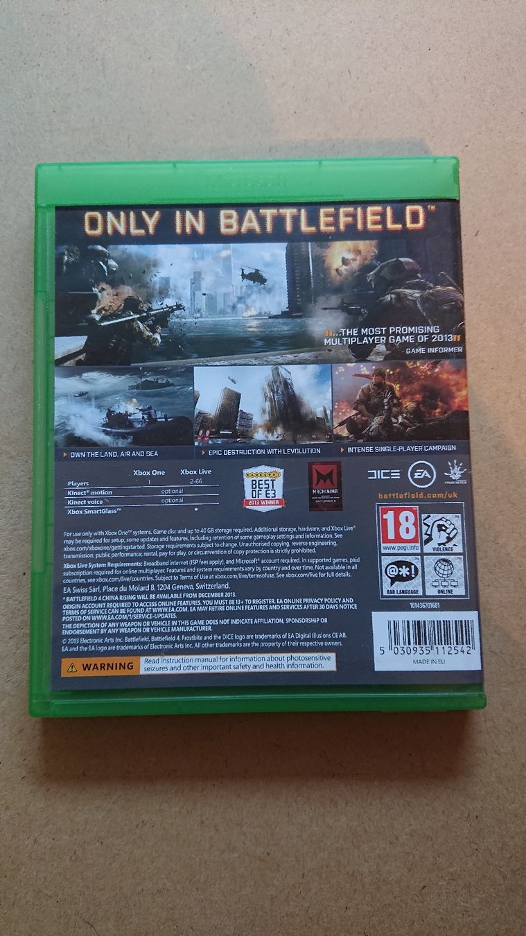 Spiele: Battlefield 4 Xbox One  – Gebraucht aus Chur von FreakofRarity 1